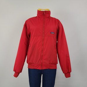 Vintage Patagonia Red Fleece Lined Coat Size M